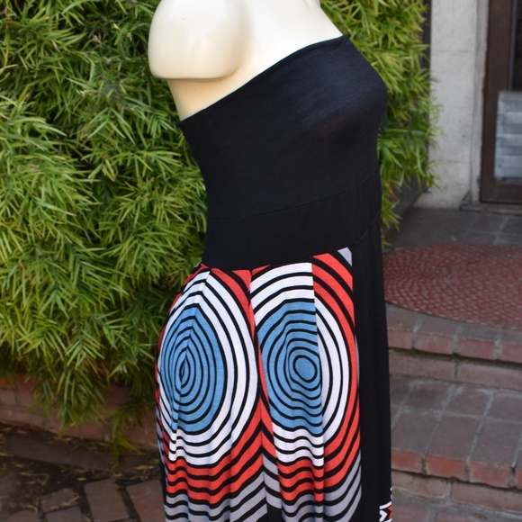 WOMEN'S DRESS MINA UK SIZE LARGE STRAPLESS - Picture 6 of 7